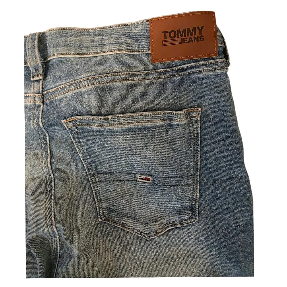 Tommy Hilfiger Nora Mid Rise Skinny Ankle Jeans Blue EUC Sz 30 EUC
